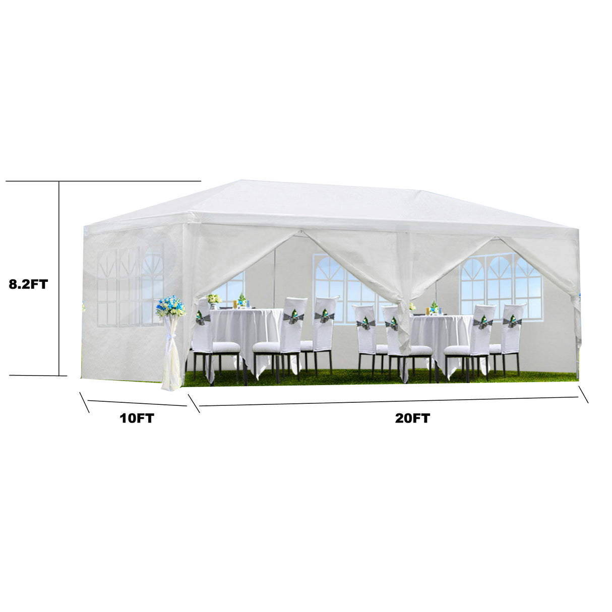 10x20' Outdoor Garden Gazebo Wedding Party Tent