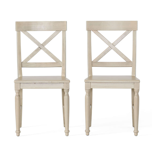 Dining Chair With X Shaped Back (Set of 2) - Best Buy Furniture