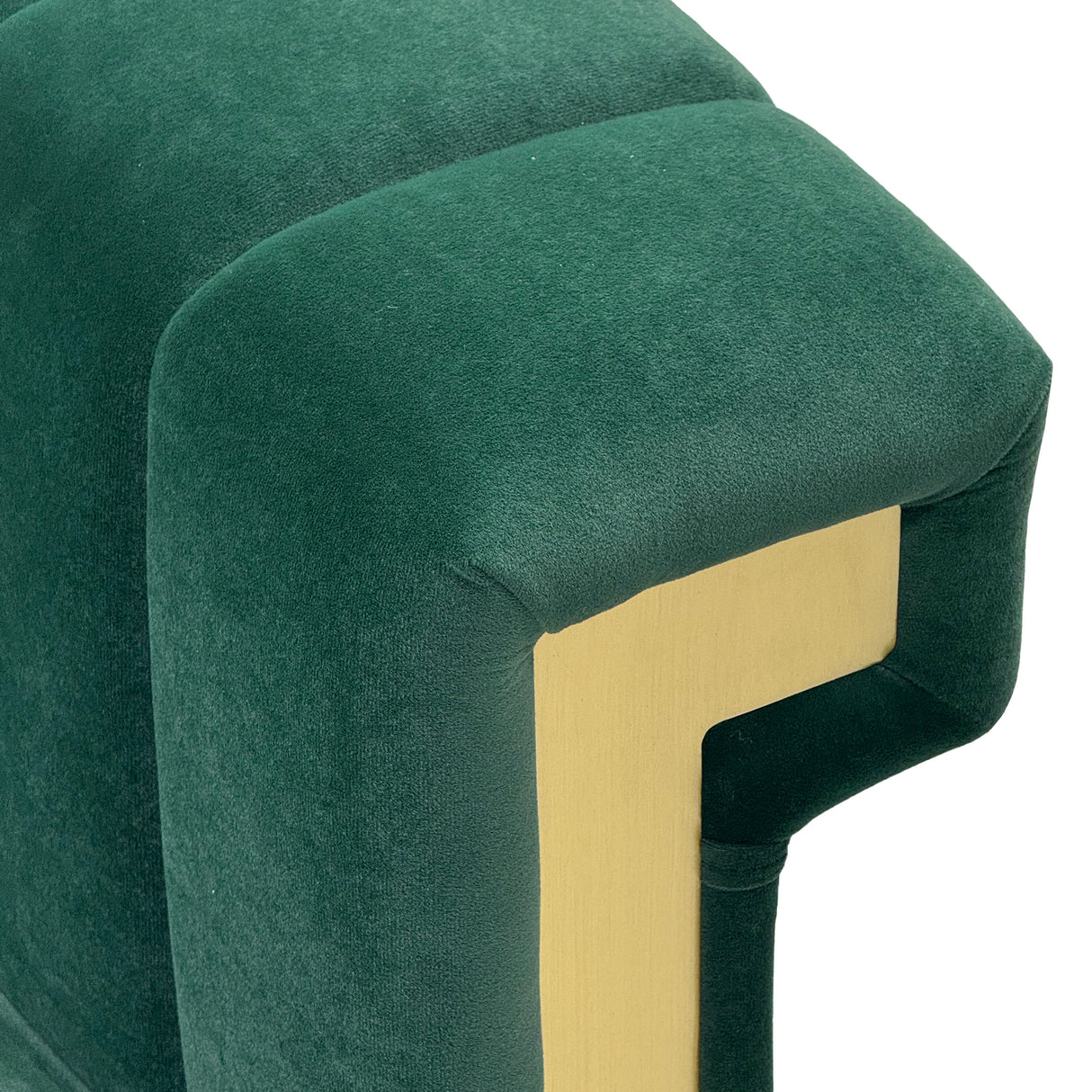 Emerald Green Velvet 2 Piece Sofa Set