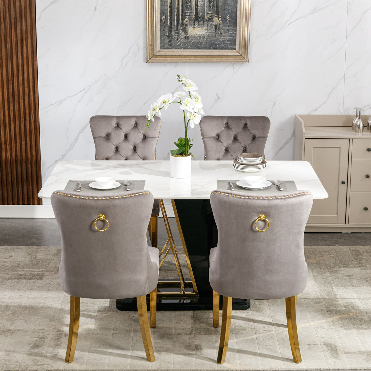 Nikki - Modern, High-End Tufted Dining Chair (Set of 2)