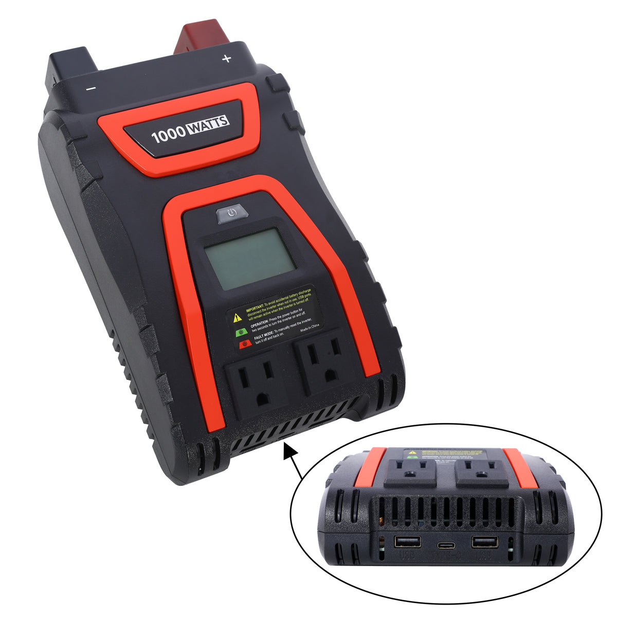 1000 Watt Power Inverter with LED Display