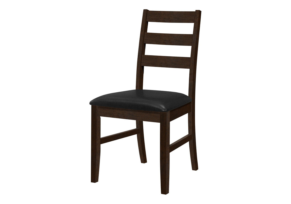 Dining Chair, Dining Room, Side, Upholstered, Transitional (Set of 2) - Black - Best Buy Furniture
