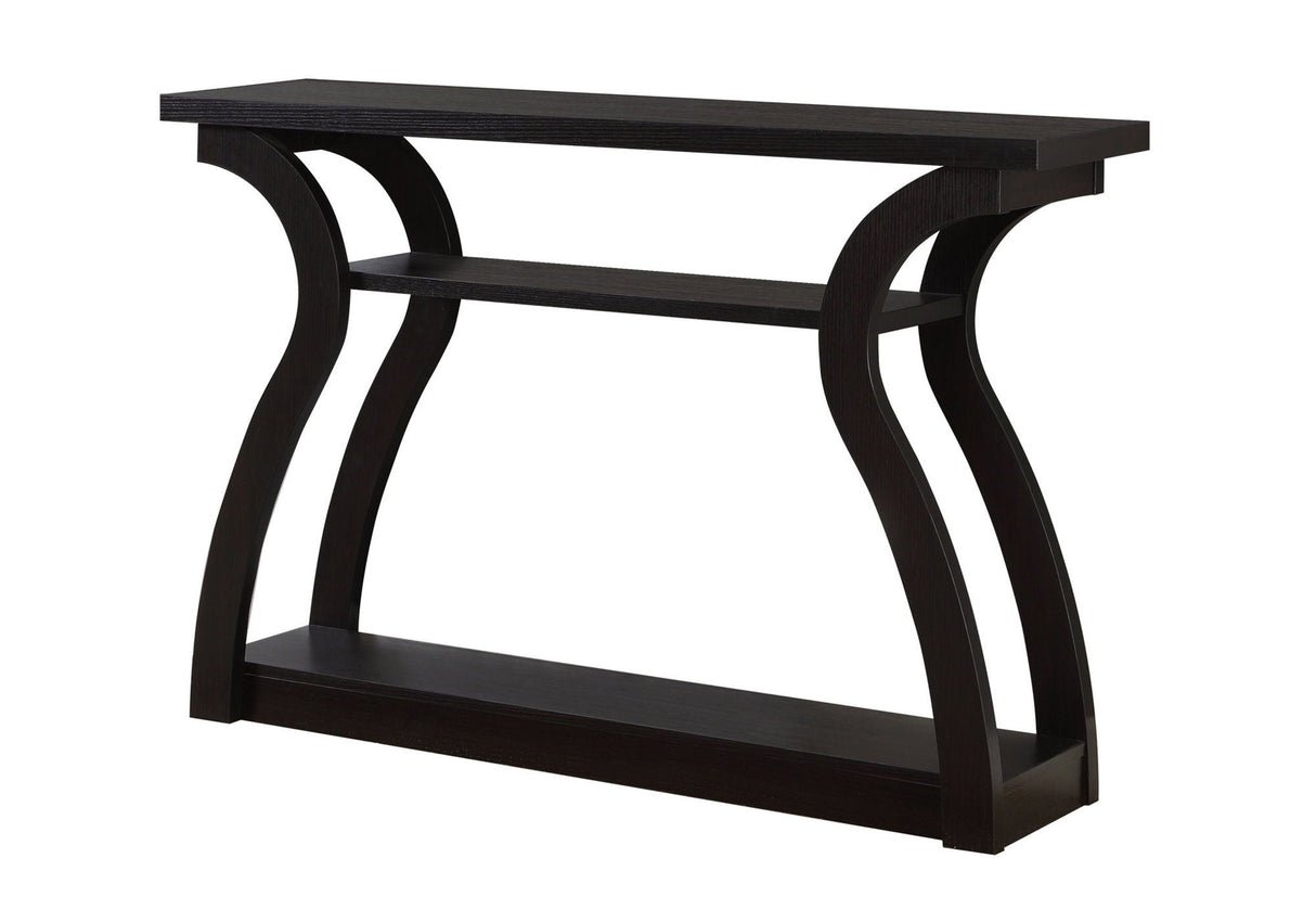 Accent Console Table For Entryway, Unique Curved Design - Best Buy Furniture