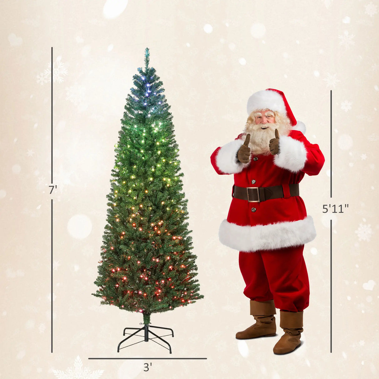 7ft Artificial Christmas Tree
