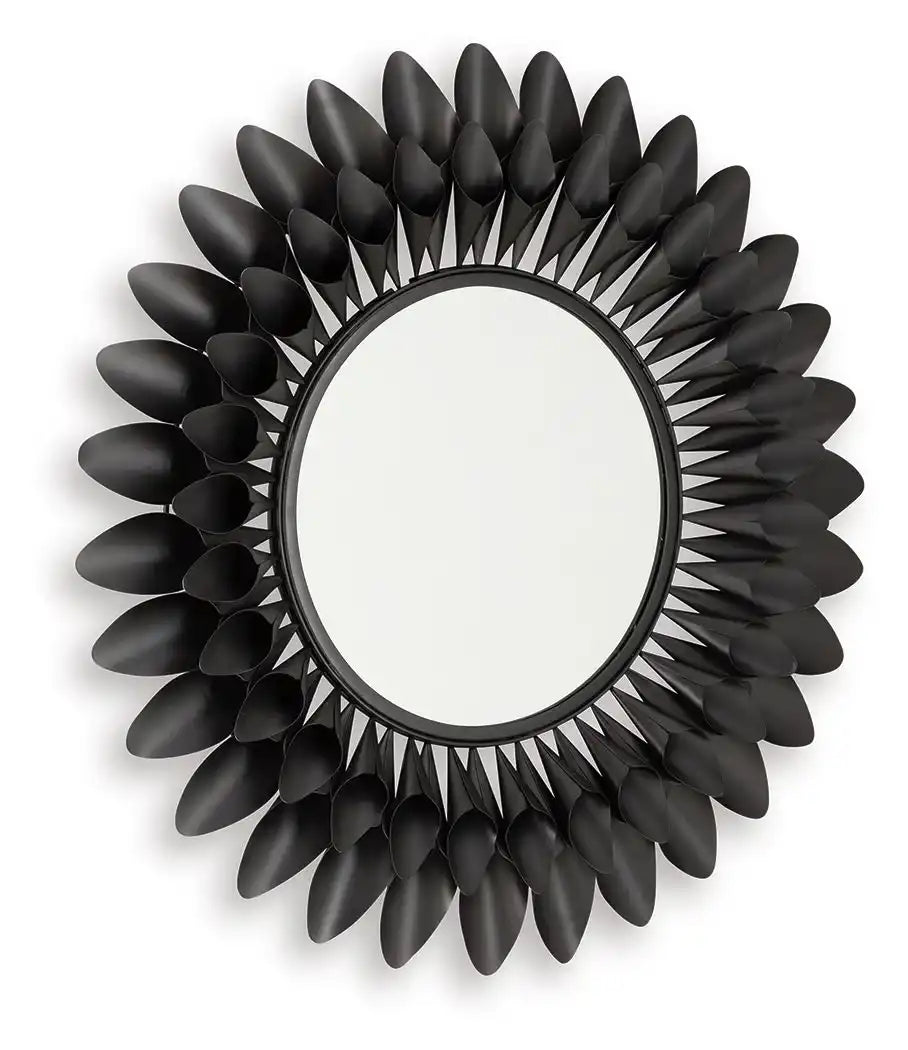 Ryenmour - Accent Mirror - Oil Rubbed Bronze Finish - Best Buy Furniture