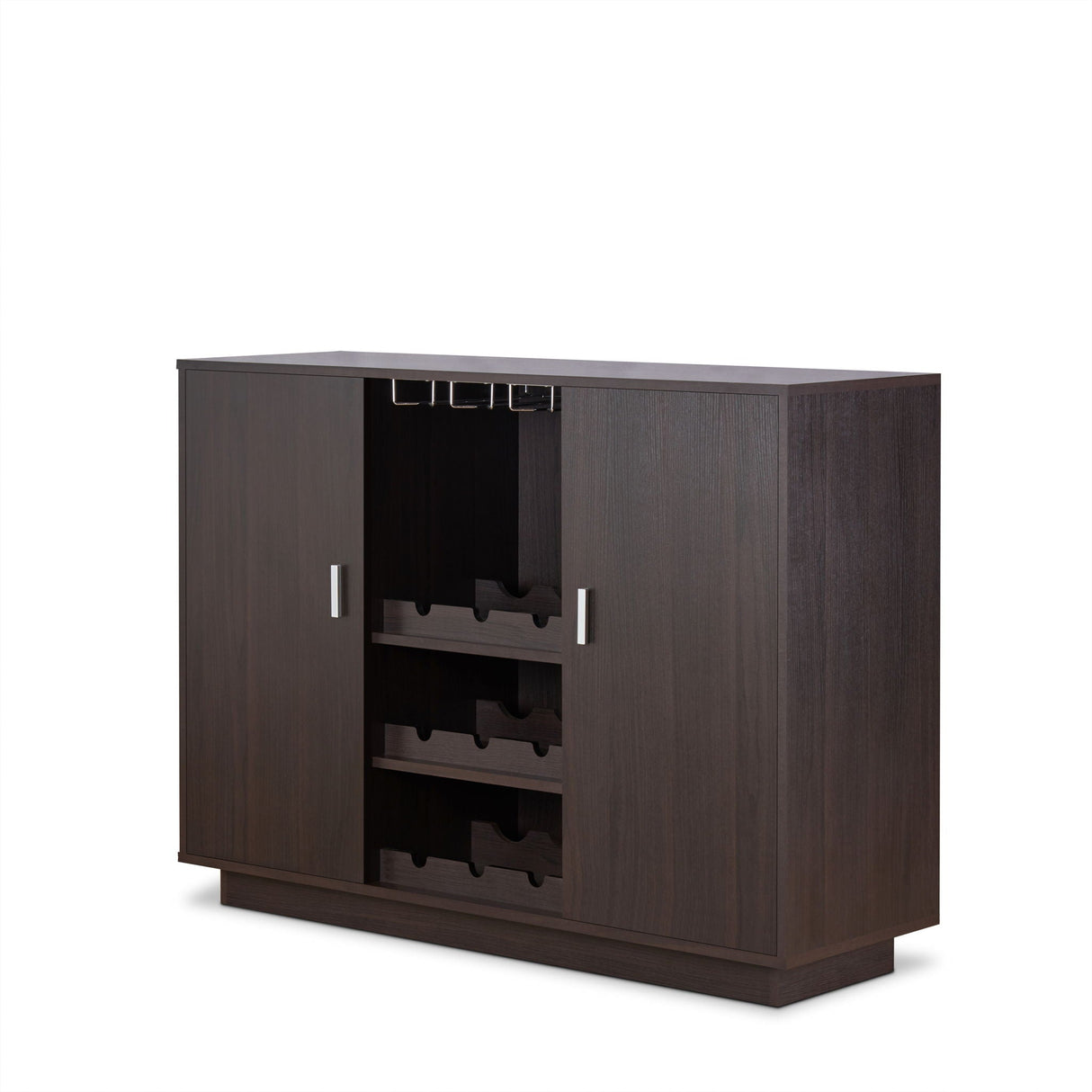 Hazen - Wine Cabinet II - Espresso - Best Buy Furniture