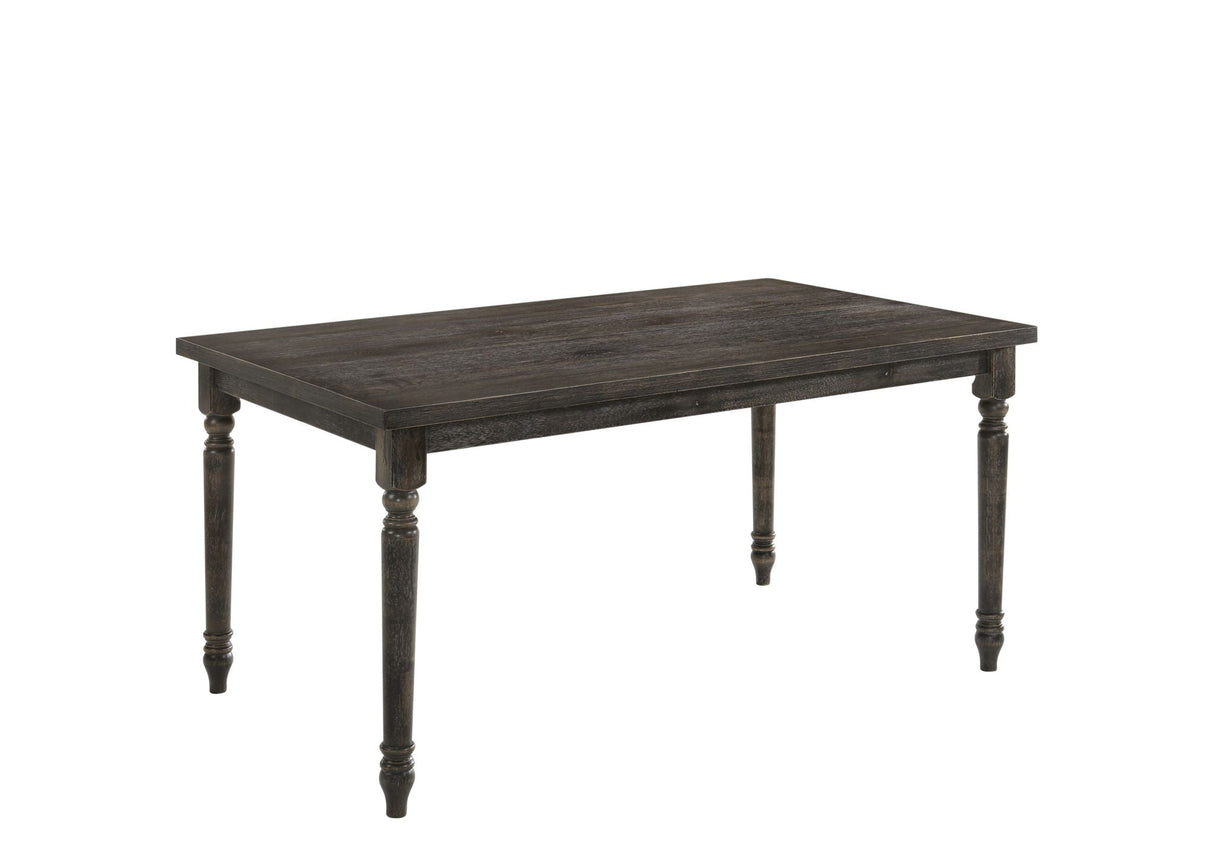 Claudia II - Weathered 7 Pieces Dining Room Set - Gray - Best Buy Furniture