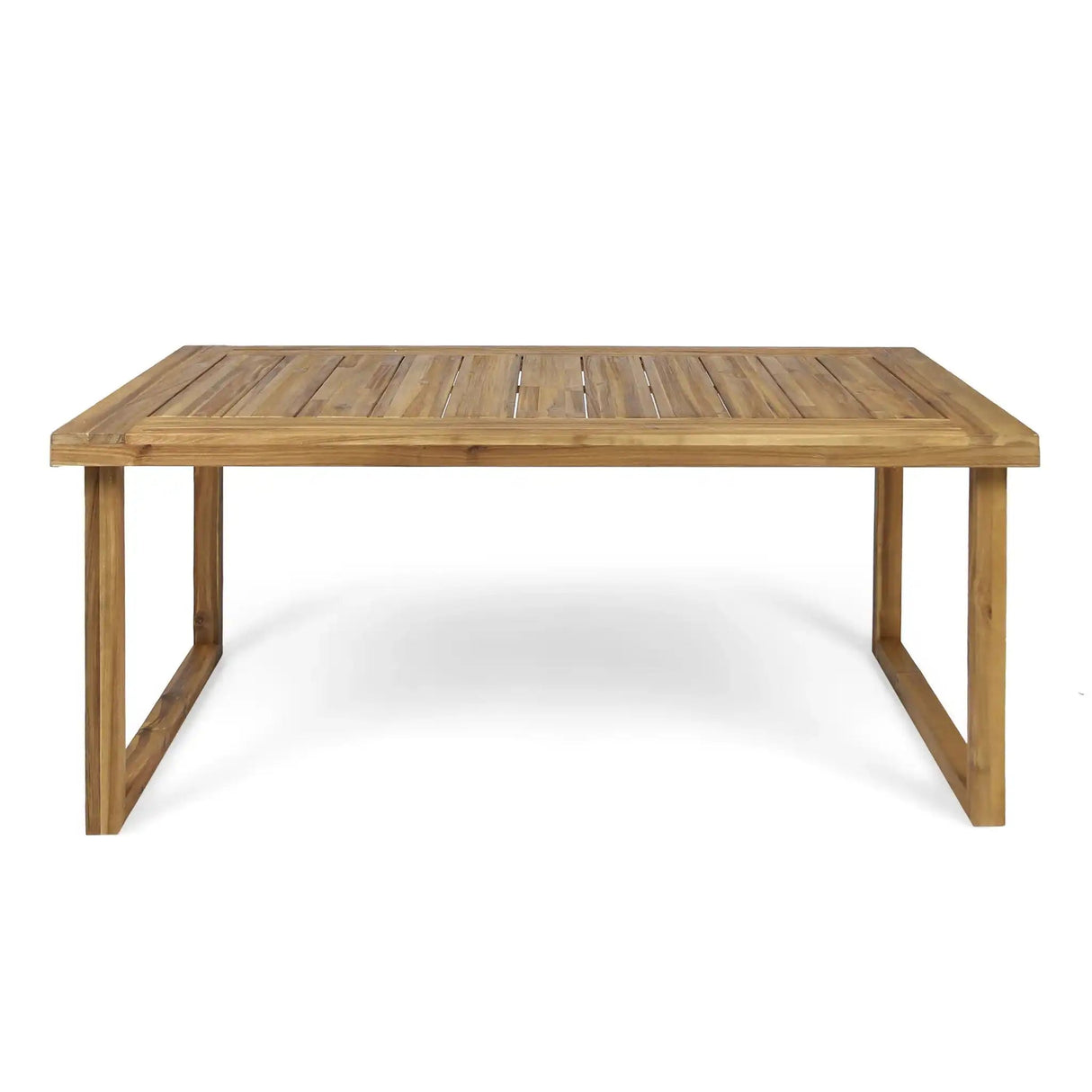 Outdoor Acacia Wood Dining Table, Sandblast Finish - Best Buy Furniture