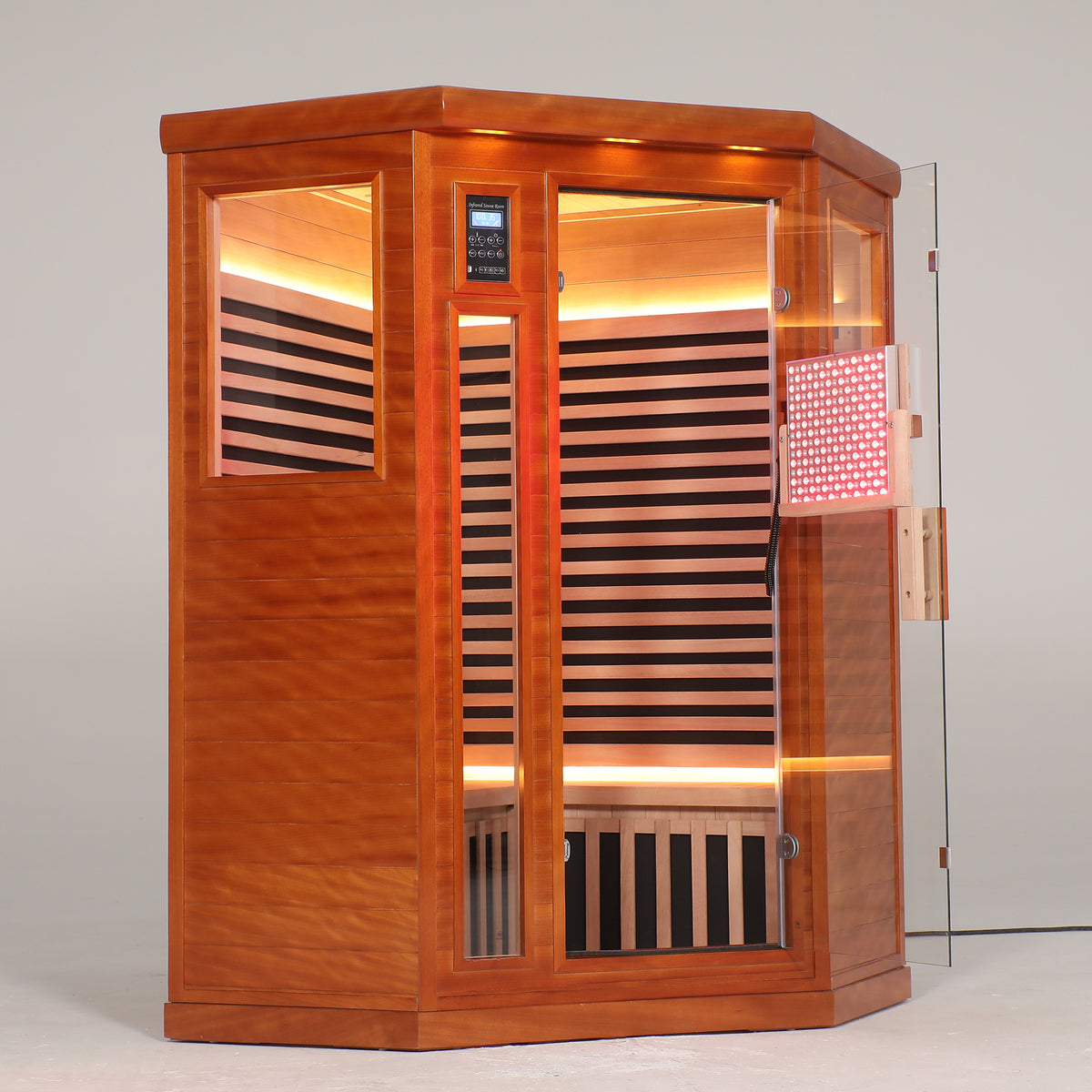 Two Persons Far Infrared Corner Sauna Room - Low EMF