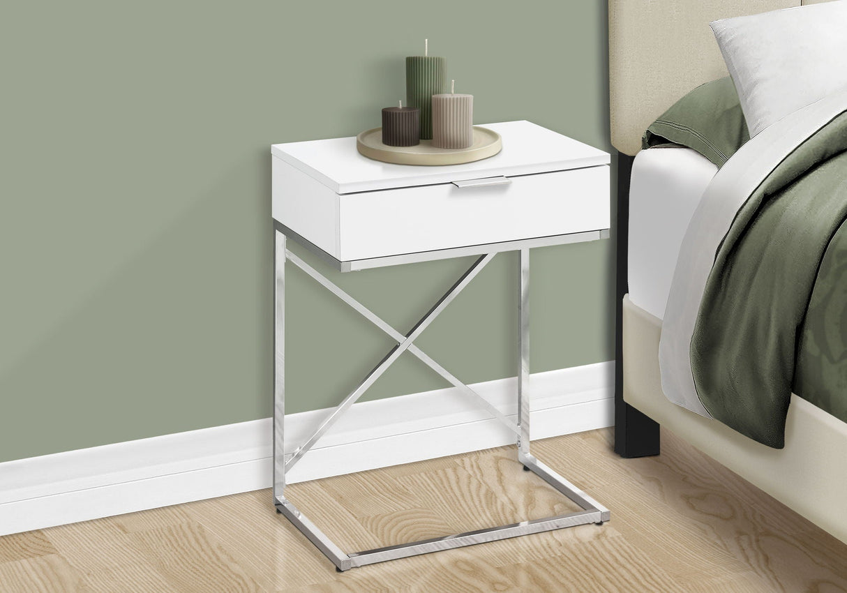 Accent Side Table, Storage Drawer, Spacious Tabletop, Contemporary & Modern - Best Buy Furniture