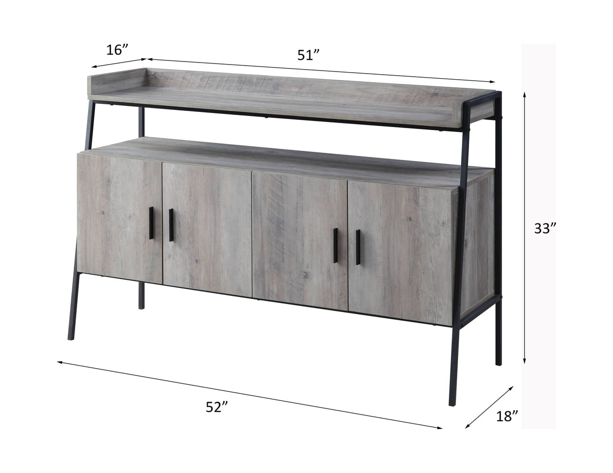Samiya - TV Stand - Gray - Best Buy Furniture