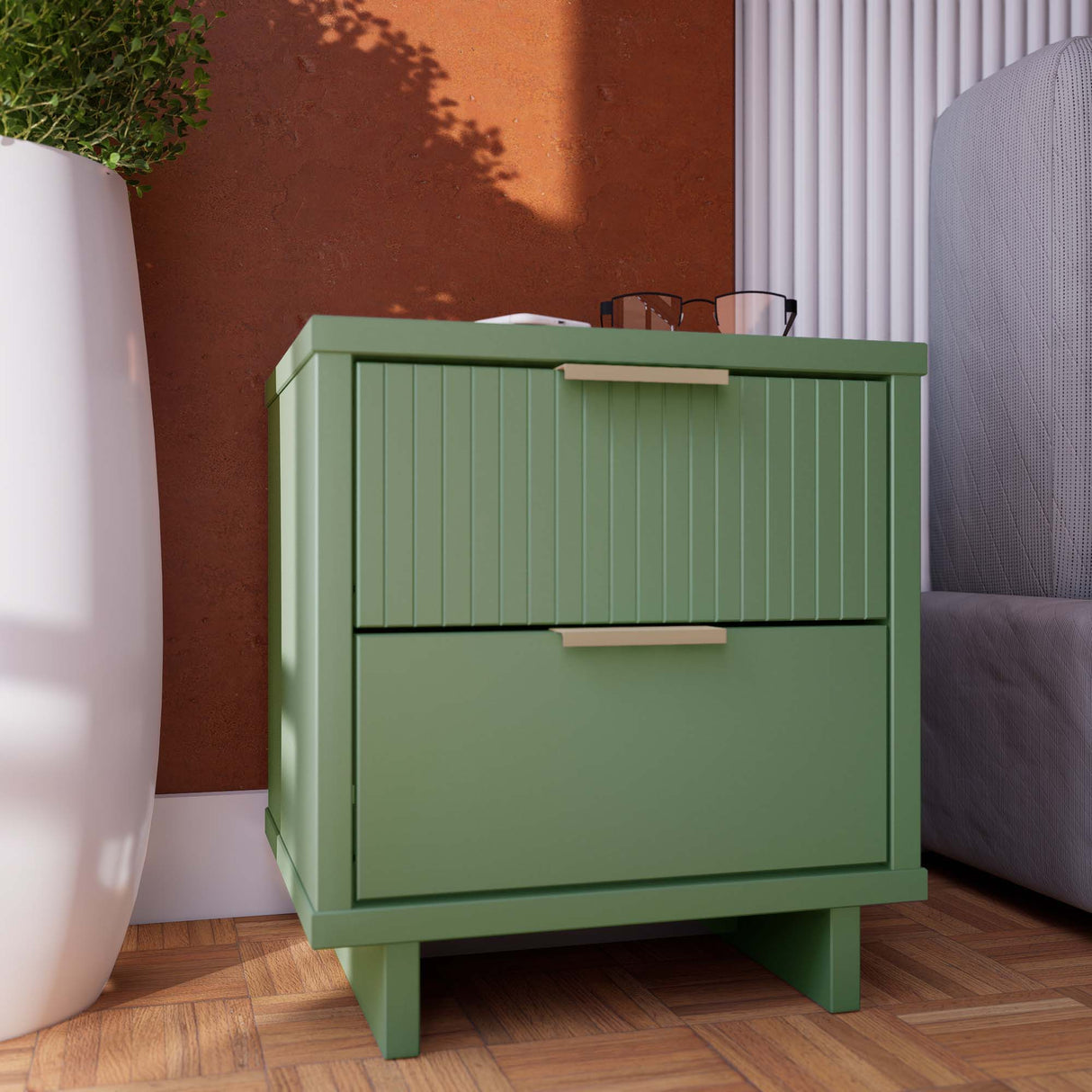 Granville - Nightstand With 2 Drawers