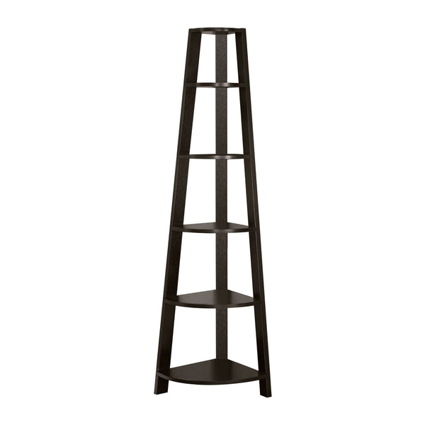 5 Tier Bookshelf, Bookcase, Etagere, Corner, For Office, Contemporary & Modern - Best Buy Furniture