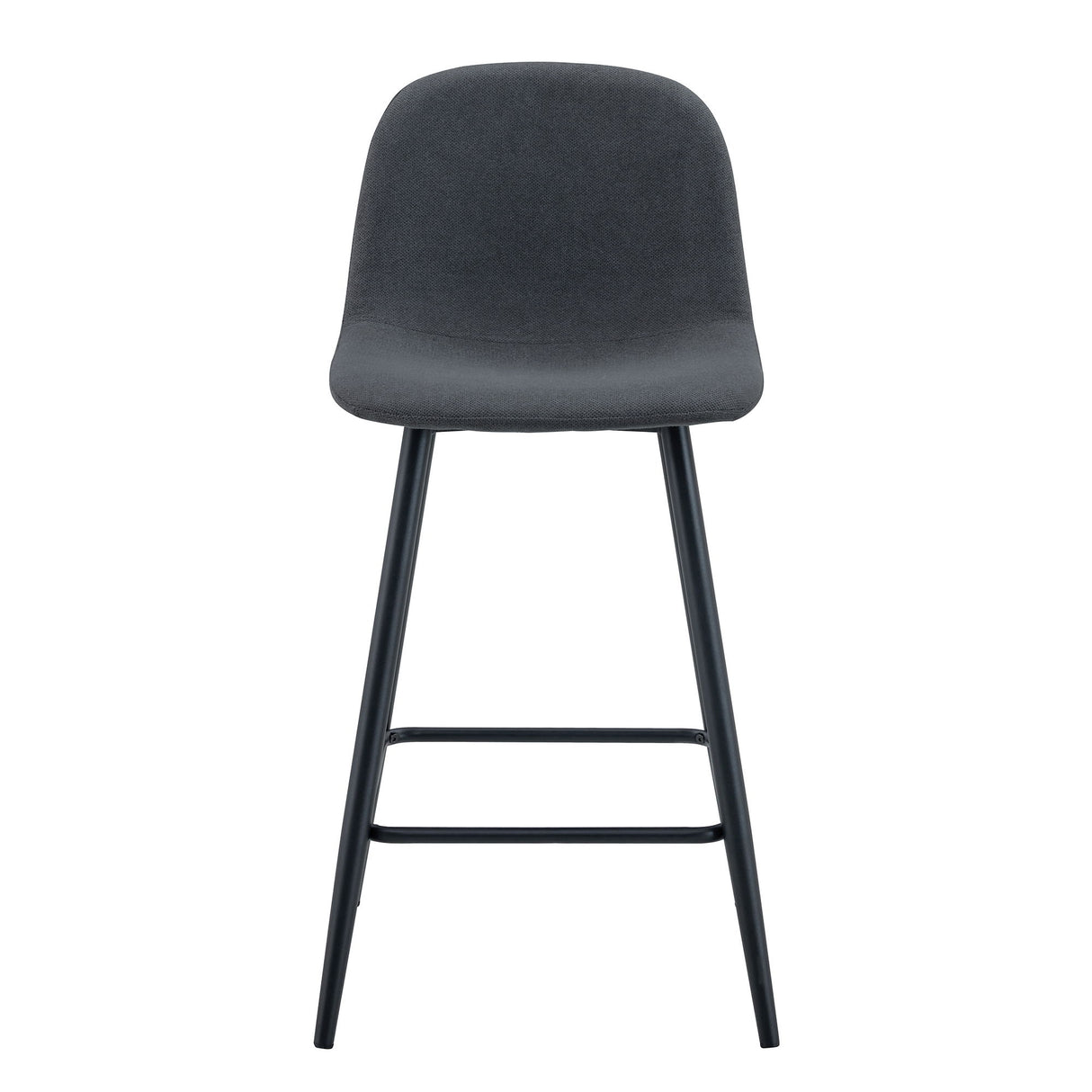 Modern Bar Chair Rounded Backrest (Set of 2)