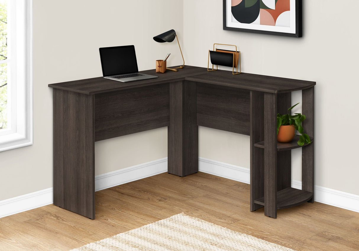 Computer Desk, Home Office, Corner, Storage Shelves, L Shape, Laptop, Contemporary & Modern - Best Buy Furniture
