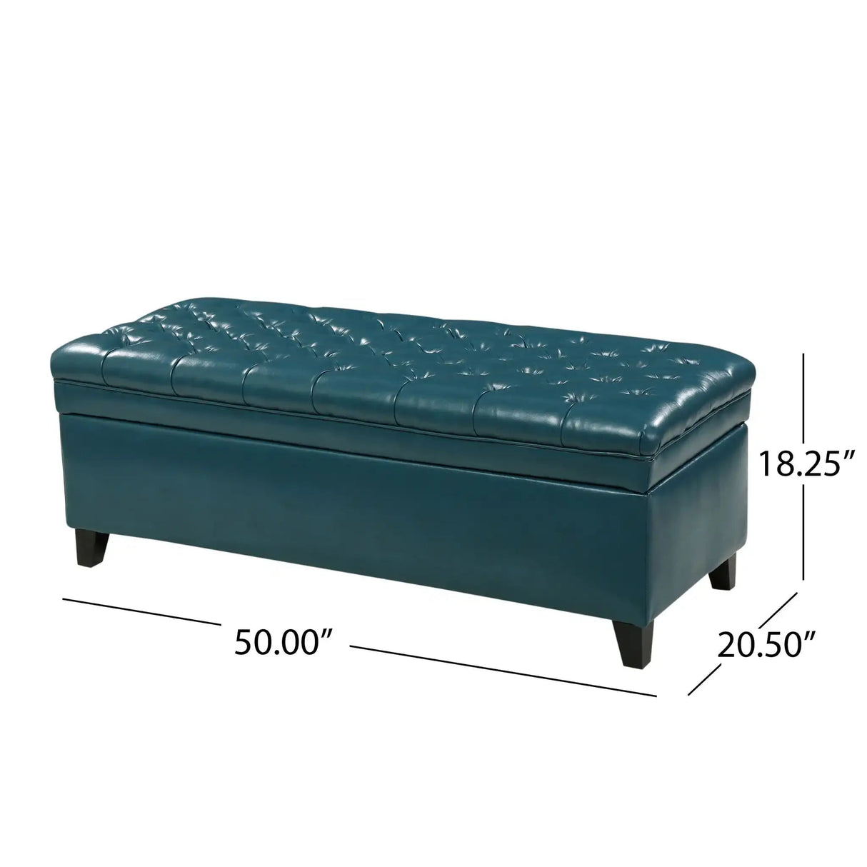 Juliana - Storage Ottoman With Birch Legs - Best Buy Furniture