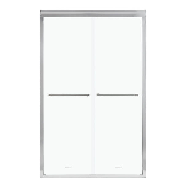 Modern Double Sliding Shower Enclosure, Tempered Glass