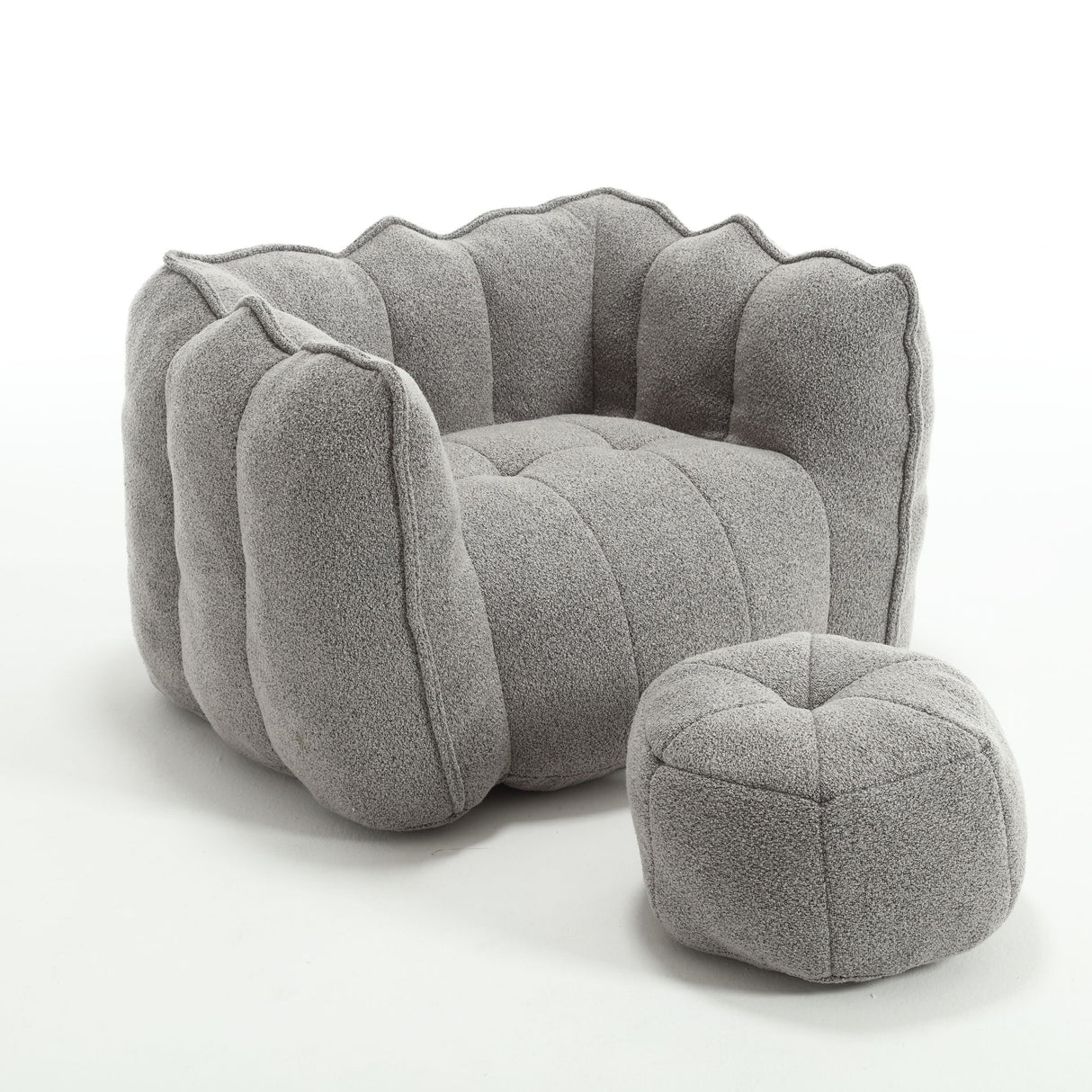 Soft Bean Bag Chair With High Resilient Foam