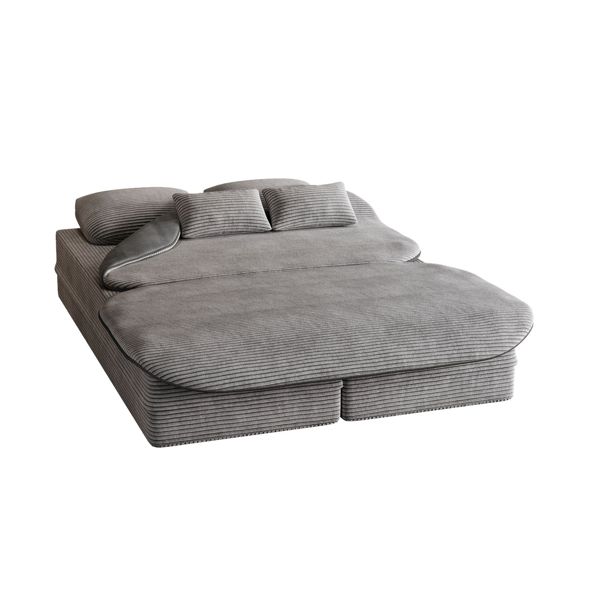 2 In 1 Foldable Sofa Bed With Multi Functional Blanket
