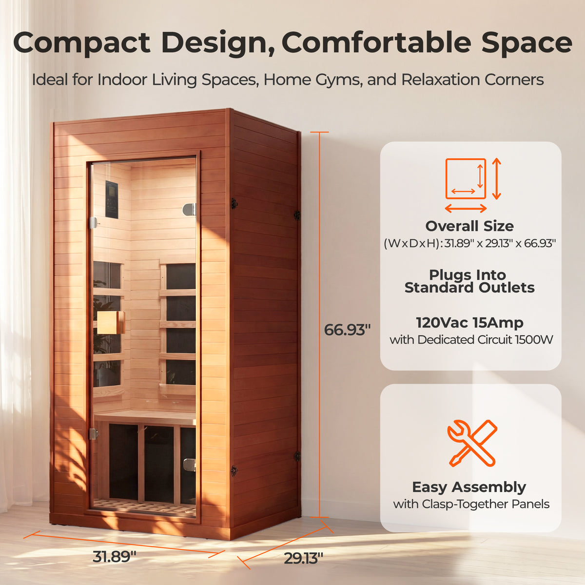 Smart Infrared Sauna for Home