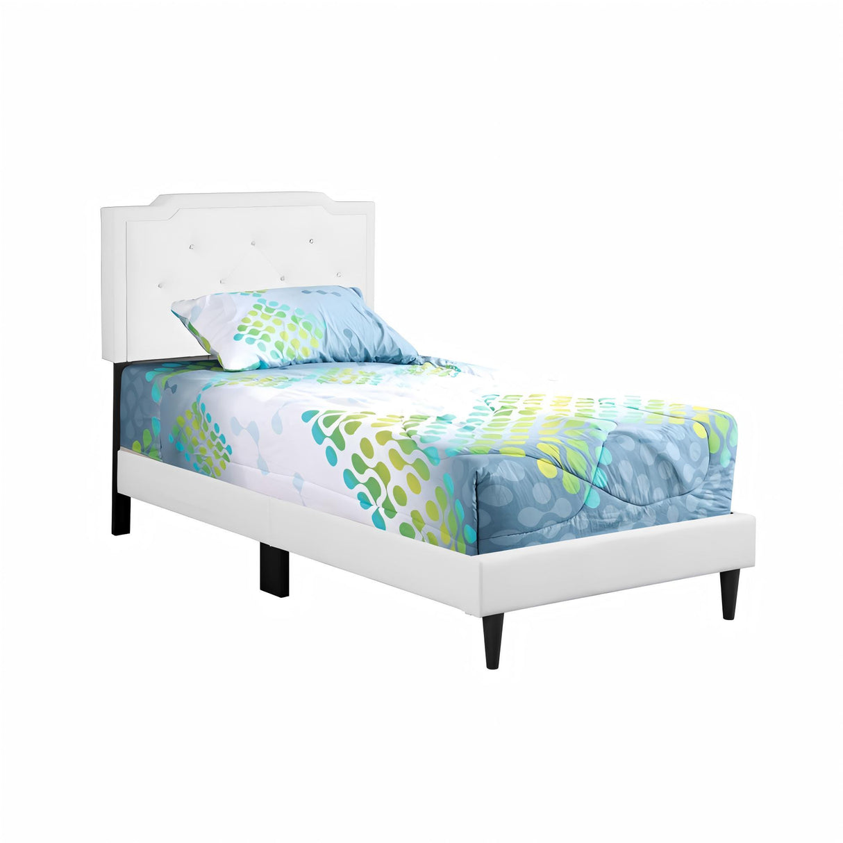 Button Tufted Bed Charming For Cozy Spaces