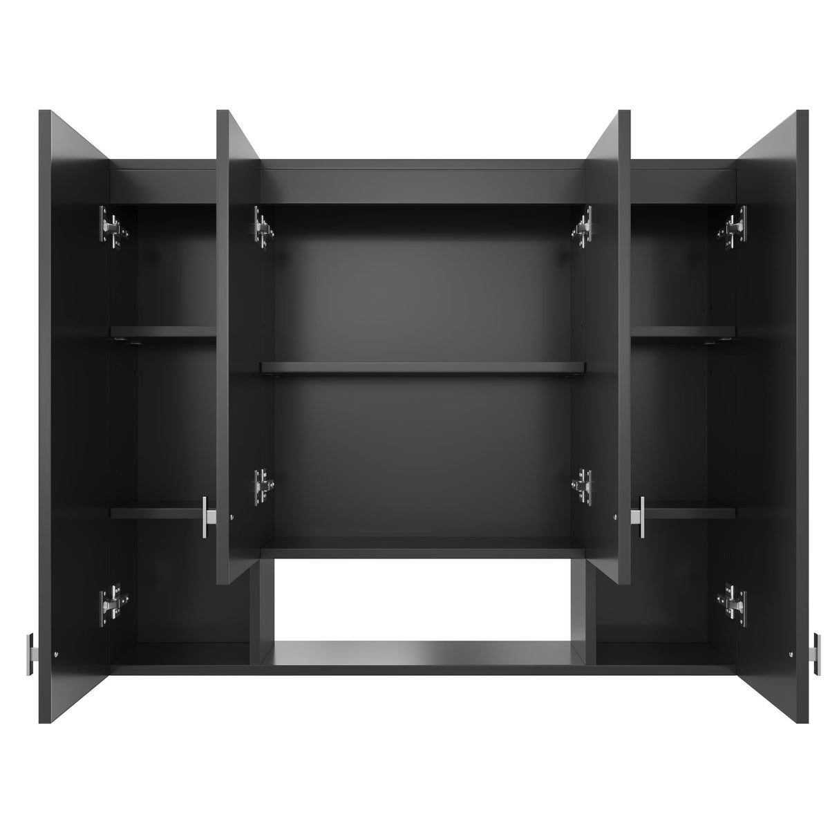 Wall Mounted Bathroom Cabinet With 5 Adjustable Shelves