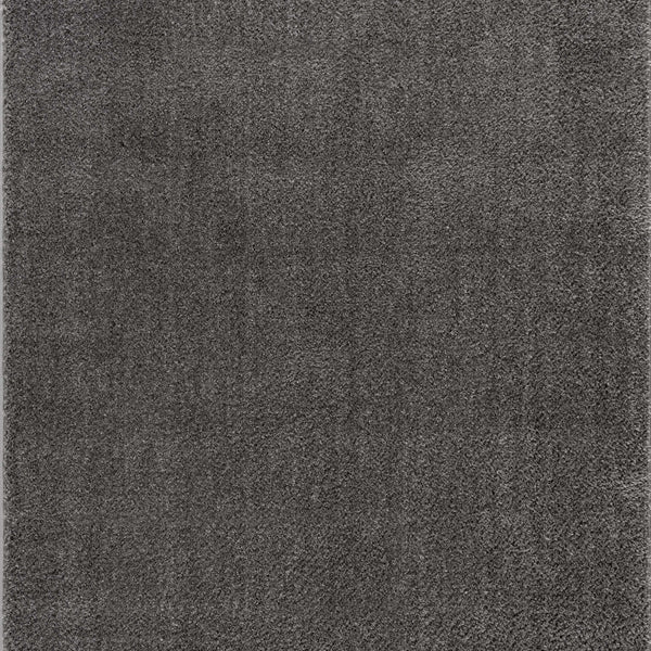 Judy Solid Dark Gray Washable Shag Rug - Promo