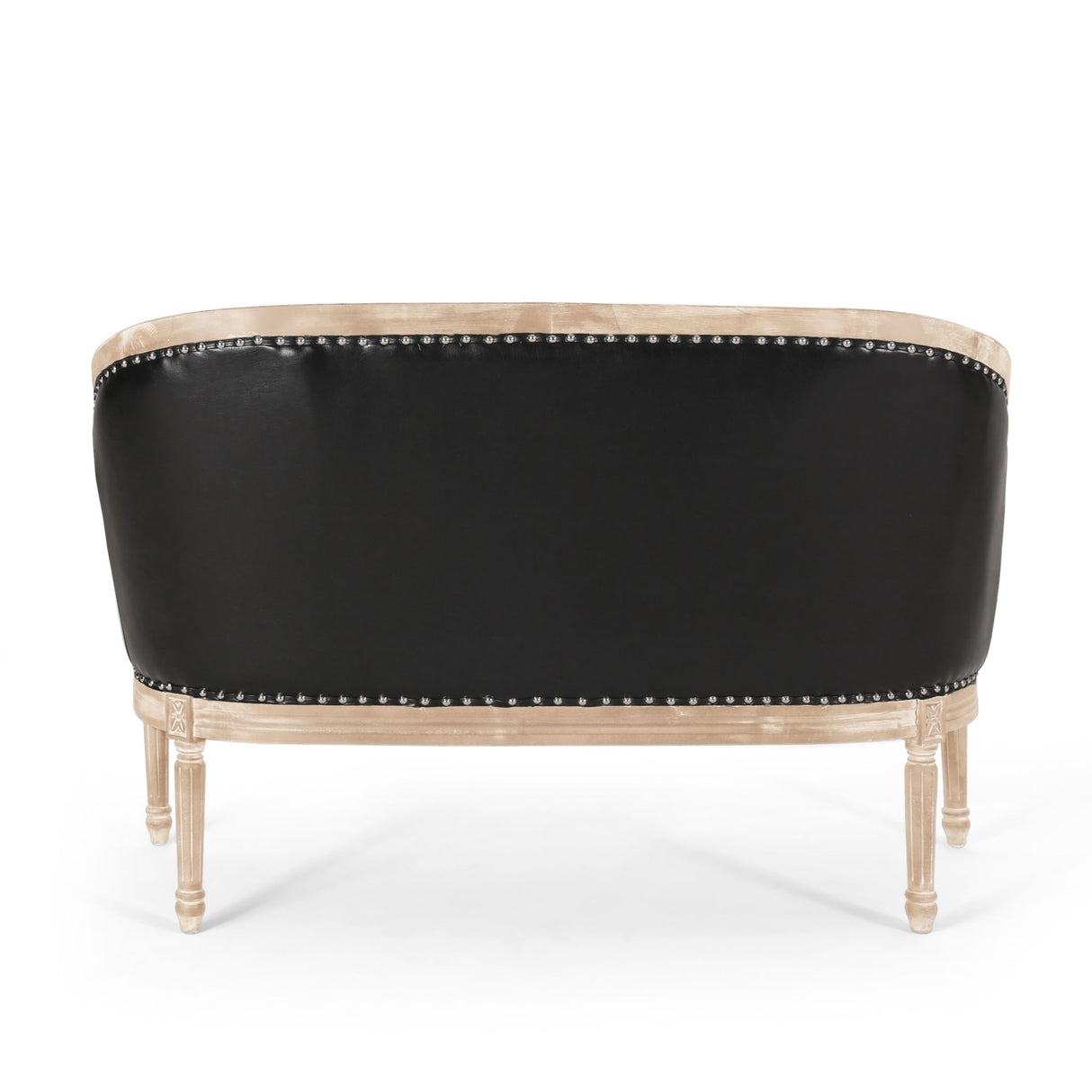 French Country Chesterfield Style Tufted Loveseat
