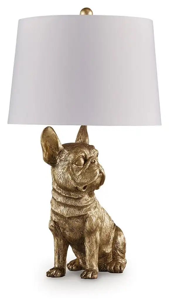 Wadeland - Poly Table Lamp - Gold Finish - Best Buy Furniture