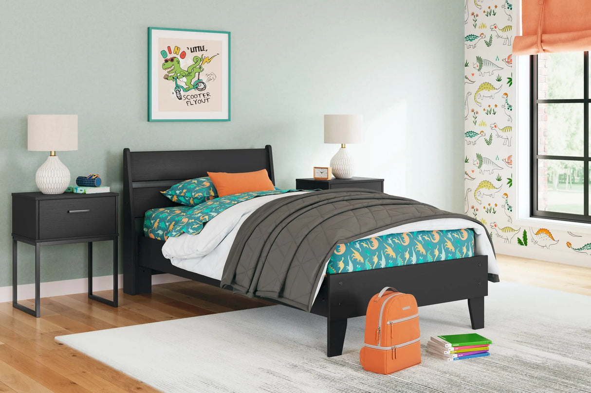 Socalle - Panel Platform Bed - Best Buy Furniture