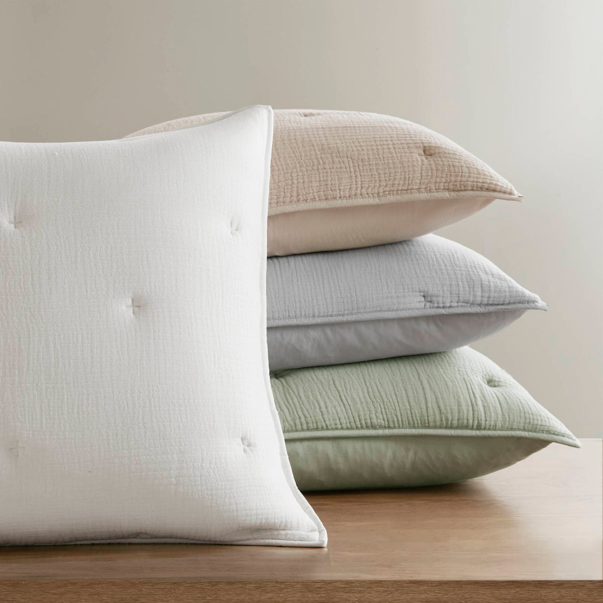 3-Piece Full/Queen Cotton Embroidered Quilt Set