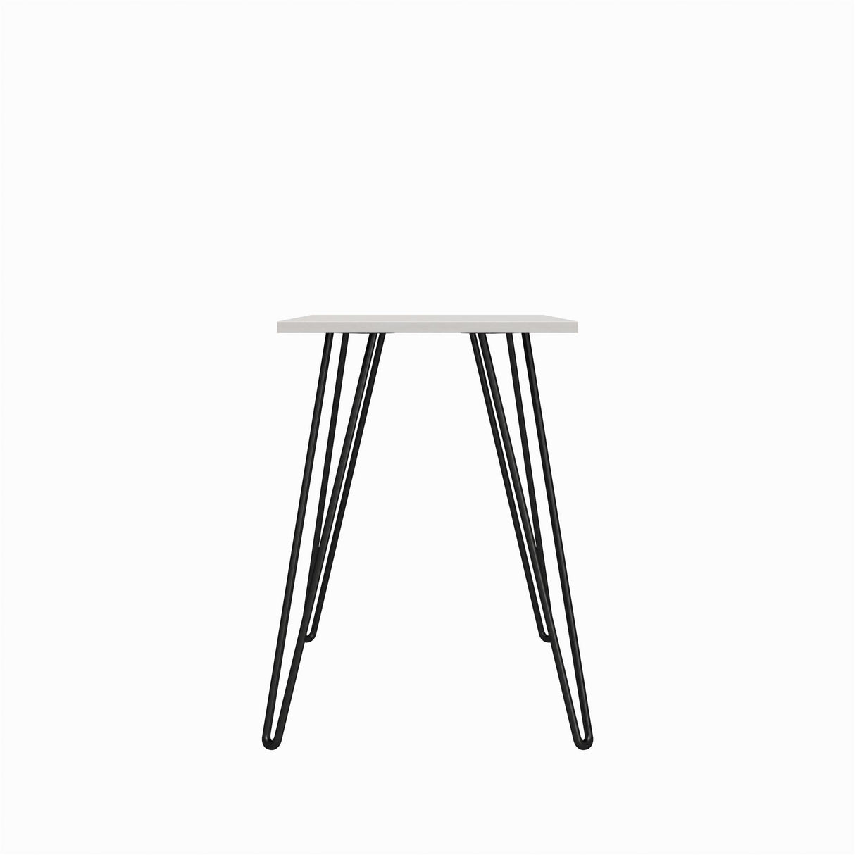 Writing Desk With Hairpin Legs For Study Or Work - White Oak