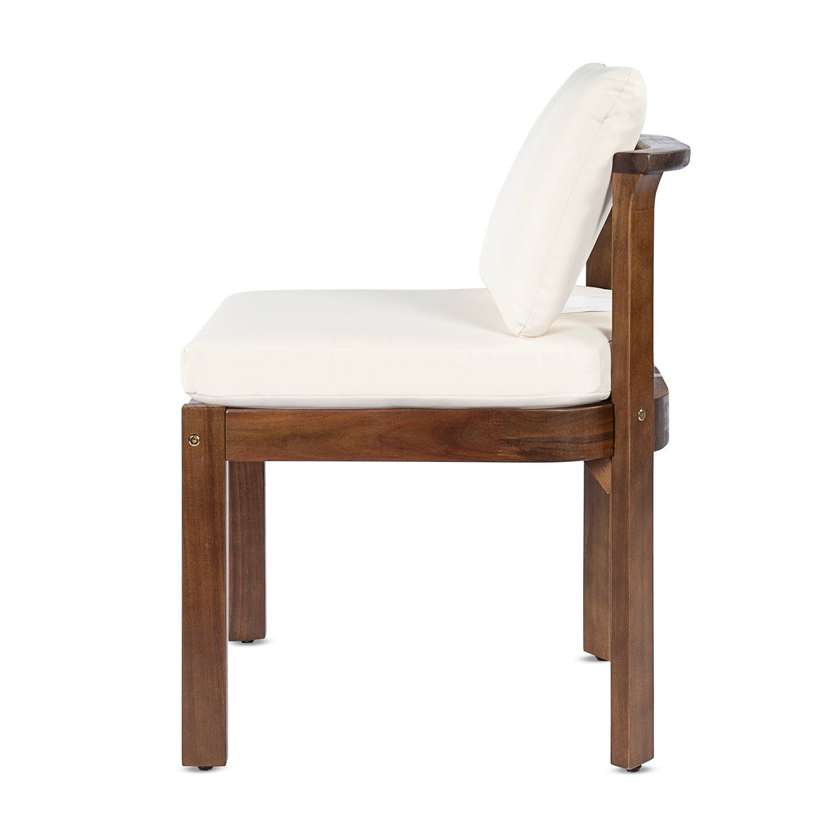 Acacia Wood Outdoor Dining Chair Set of 4