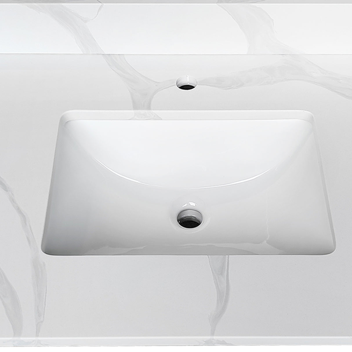 43-inch Quartz Bathroom Vanity Top with Undermount Single Bowl Sink