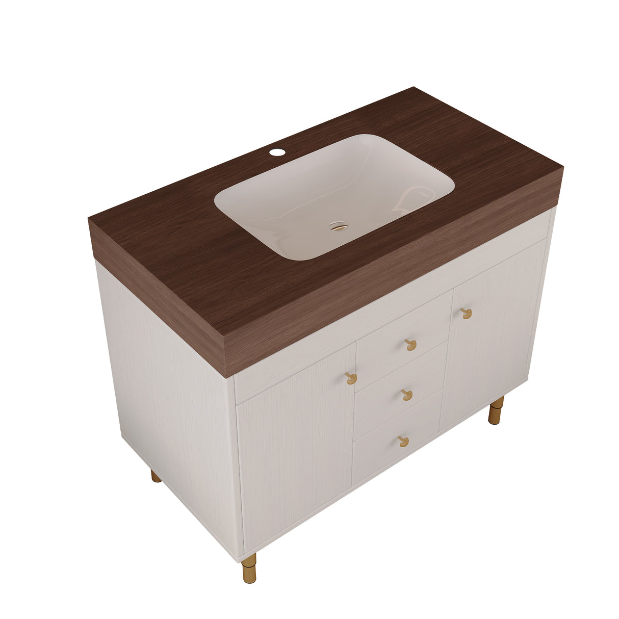 36 In Modern Free-Standing Bathroom Vanity With Ceramic Sink