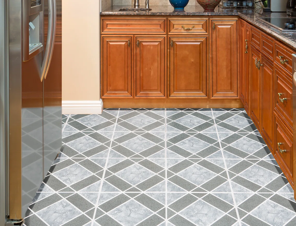 Vinyl Tile, 12 by 12-Inch, Box of 20