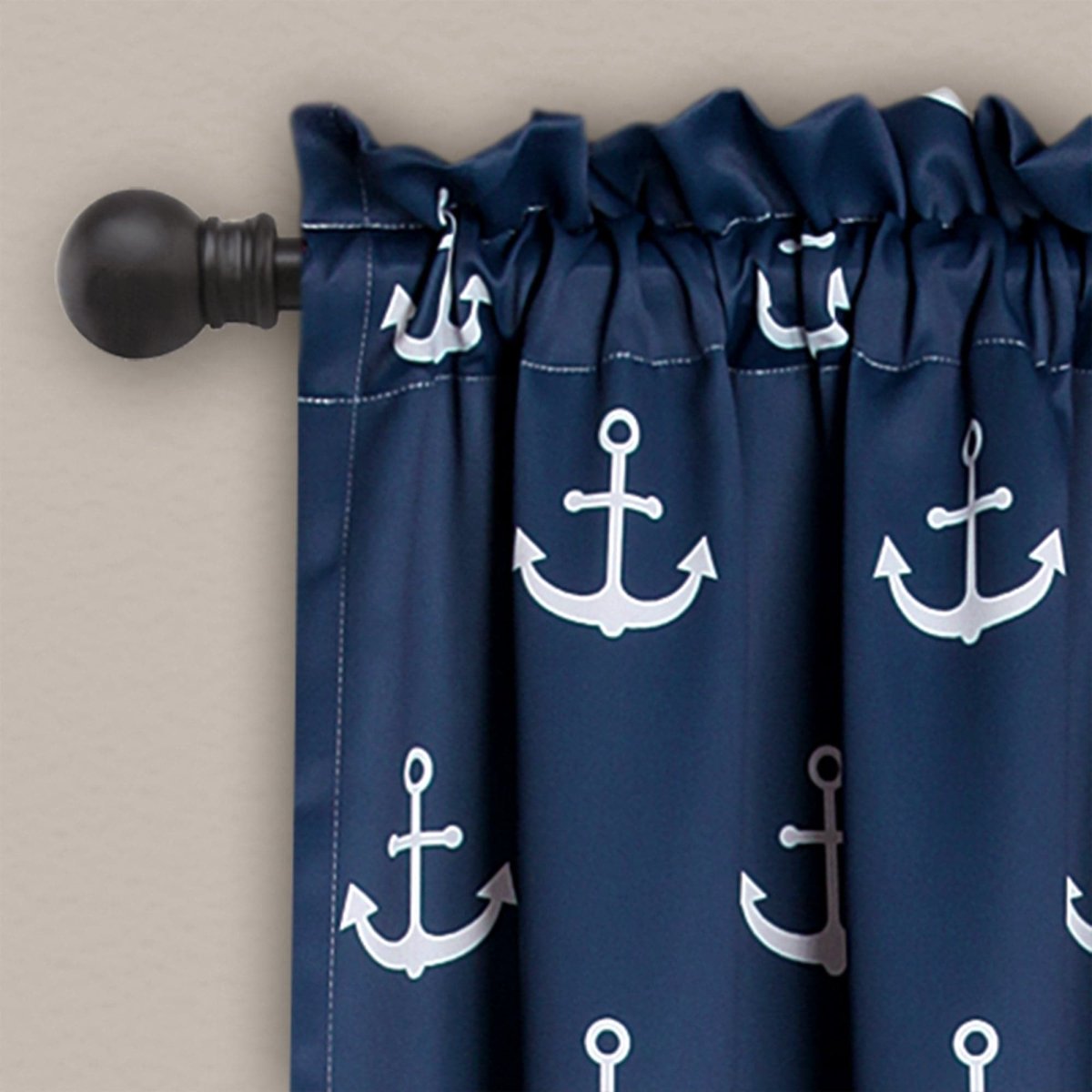 Anchor Light Filtering Window Curtain Set