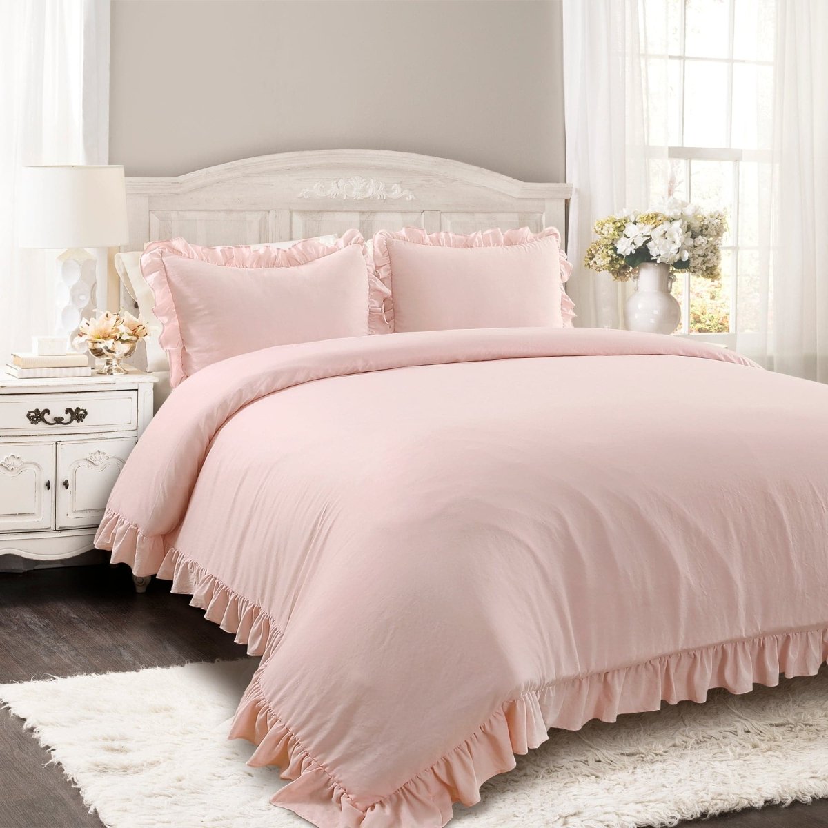 LushDecor Reyna Comforter Set in Blush