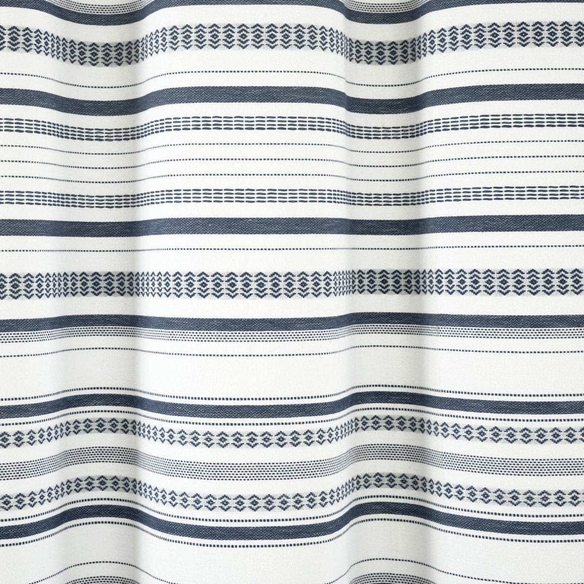 LushDecor Urban Woven Yarn Dyed Recycled Cotton Blend Shower Curtain - view 4