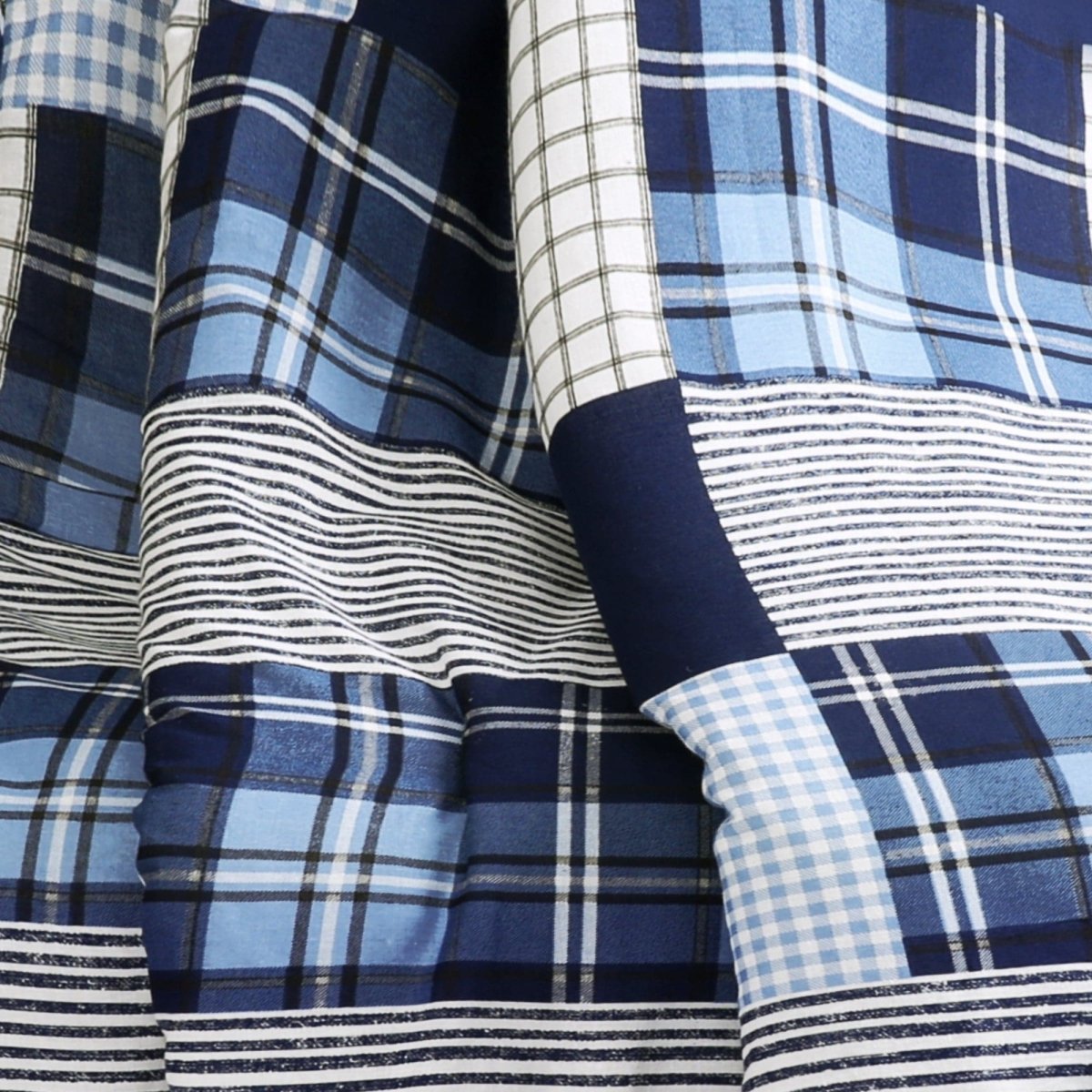Greenville Reversible Cotton Throw Blanket 60 x 50 Inches