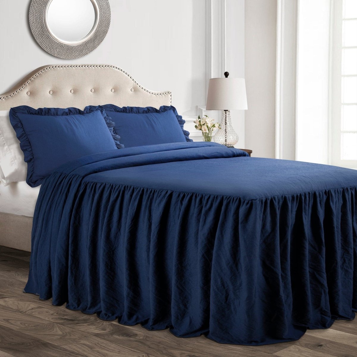 Ruffle Skirt Bedspread Set by LushDecor