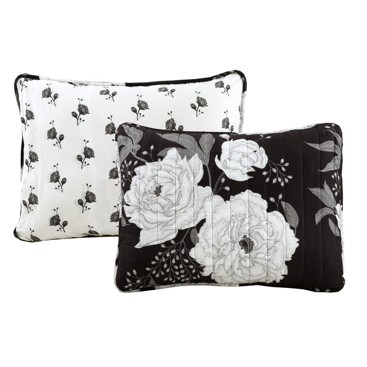 LushDecor Zinnia Floral 3 Piece Quilt Set - view 6