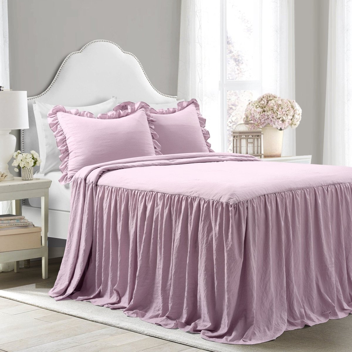 Ruffle Skirt Bedspread Set by LushDecor