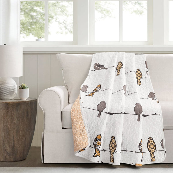 Rowley Birds Throw Blanket 60" x 50"