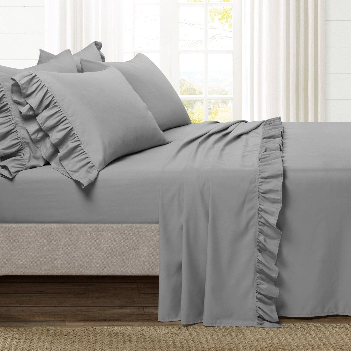 LushDecor Reyna Ruffle Sheet Set - view 5