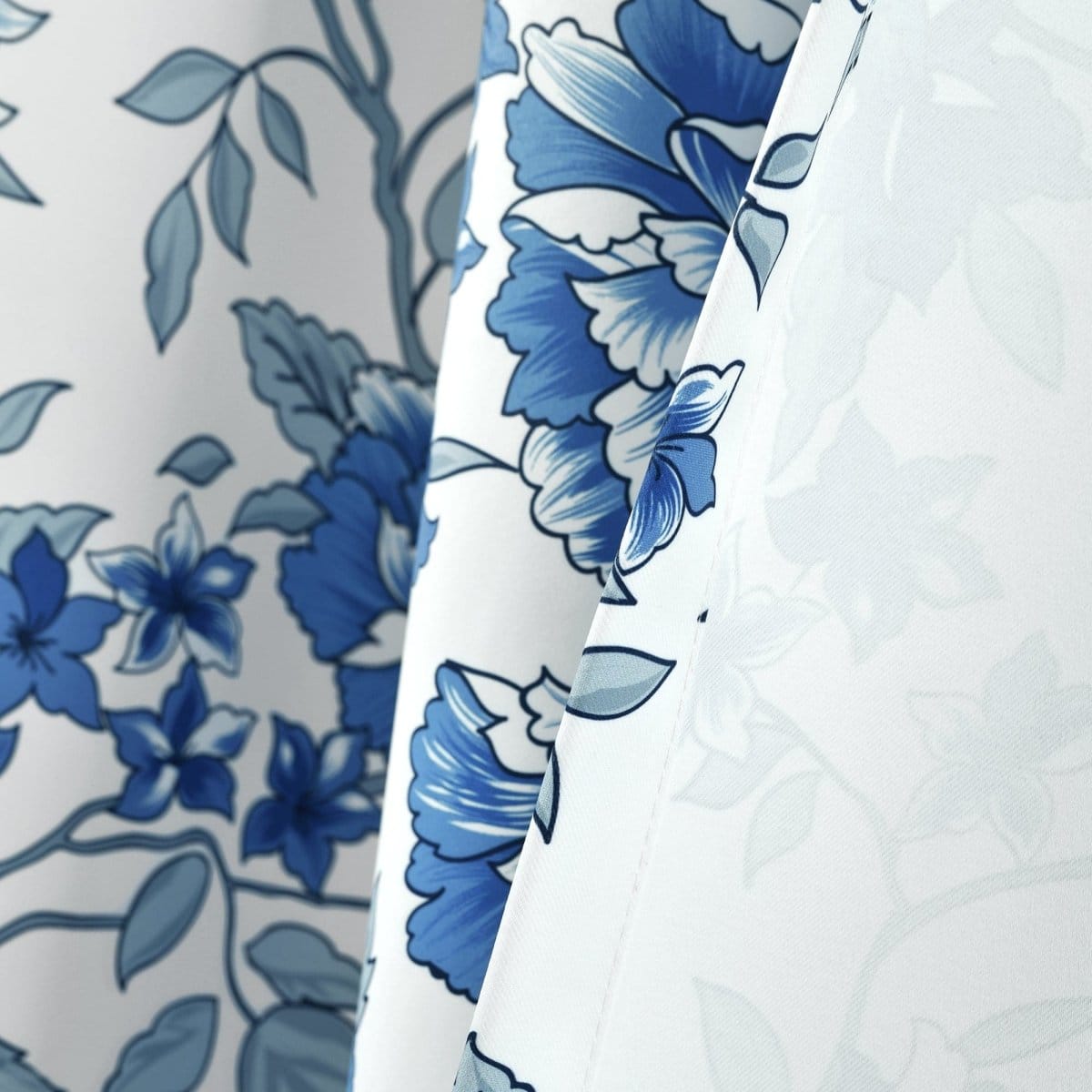 LushDecor Ivana Floral Light Filtering Window Curtain Panel Set - view 8