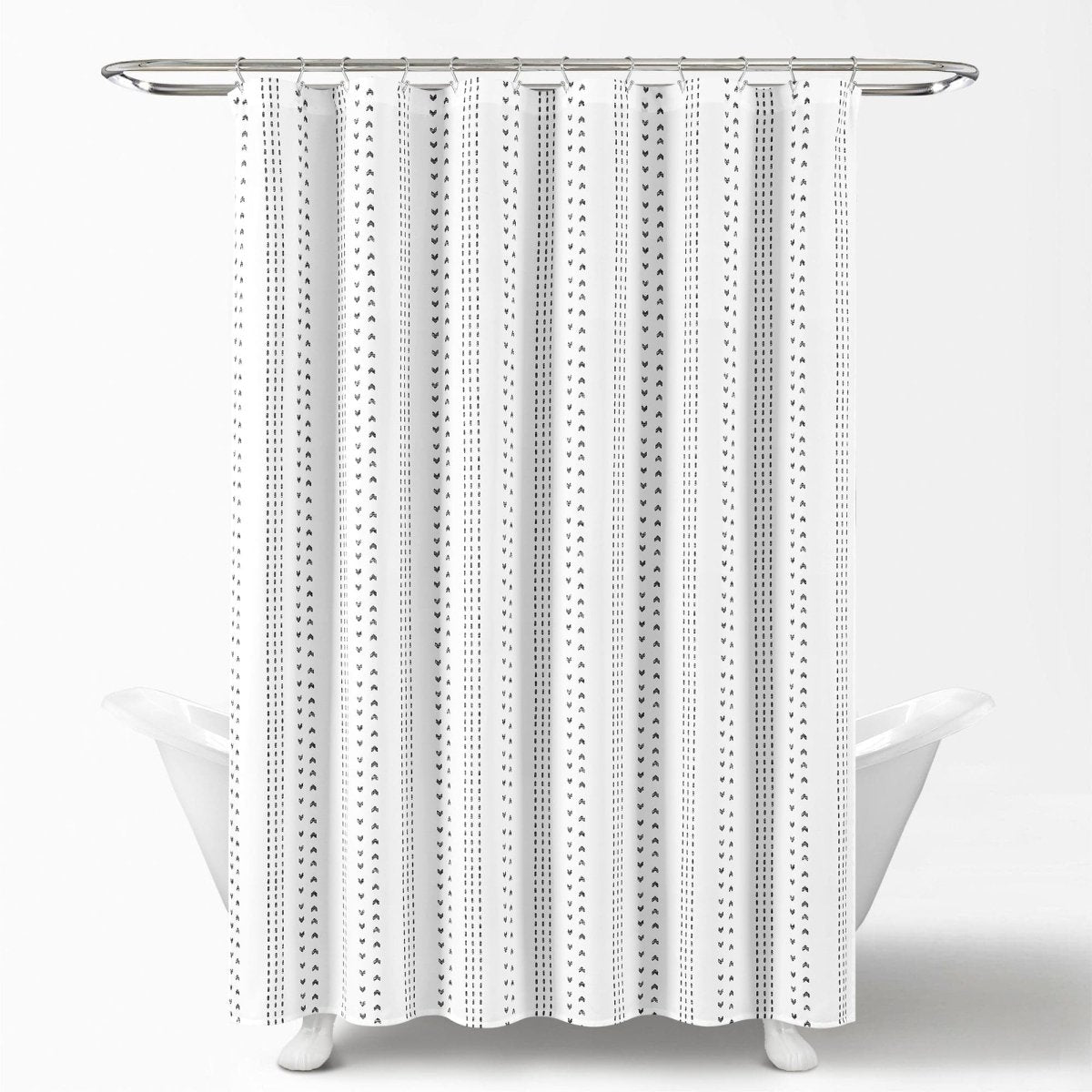 Hygge Stripe Shower Curtain 72" x 72"