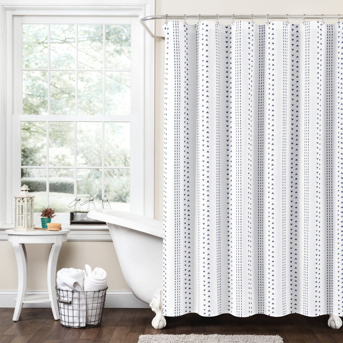 Hygge Stripe Shower Curtain 72" x 72"