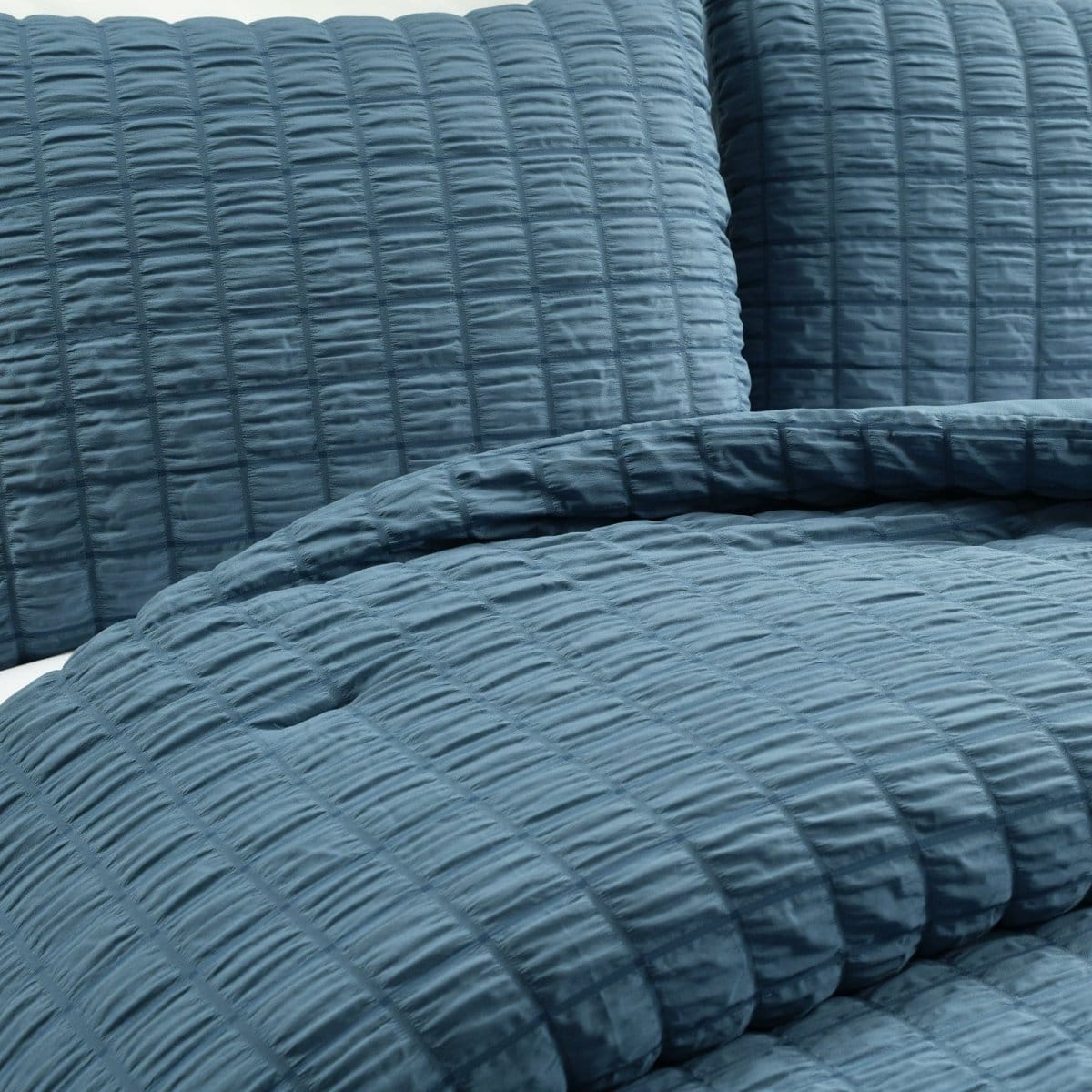 LushDecor Crinkle Textured Dobby Comforter Set - view 3