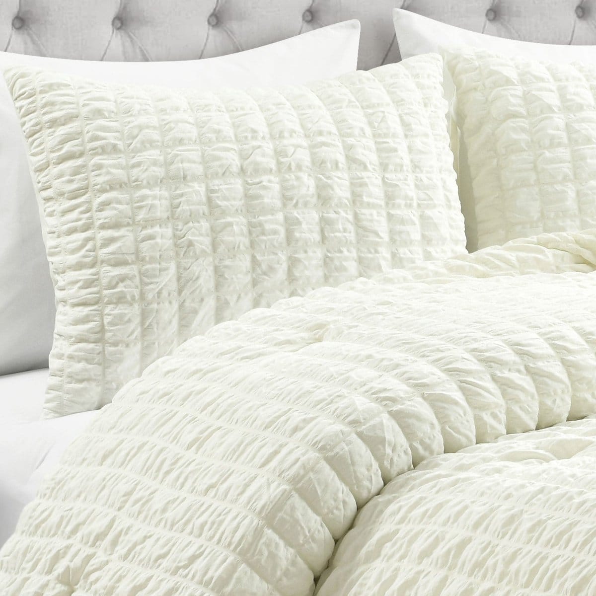 LushDecor Crinkle Textured Dobby Comforter Set - view 6
